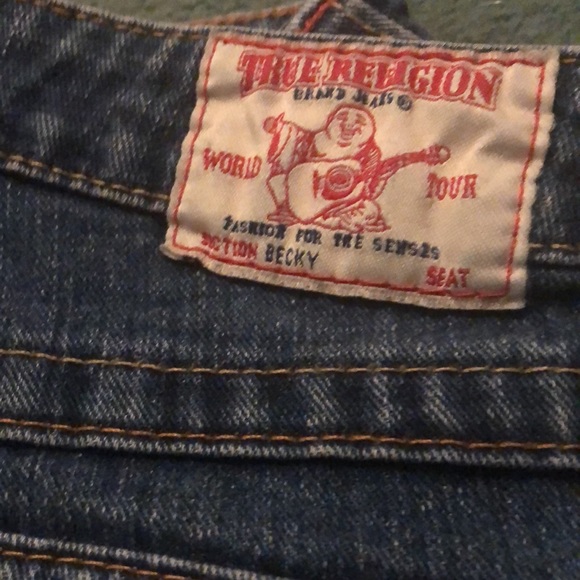 True religion bootcut denim medium wash jeans size 28 - Picture 2 of 2